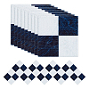 Square with Tartan Pattern Mini Boxwood Floor LS-AJEW-WH0248-809-1