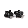 Spray Painted Alloy Beads PALLOY-K001-02G-3