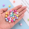 Opaque Acrylic Beads X-MACR-S373-28A-5