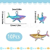 Ion Plating(IP) 304 Stainless Steel Pendants STAS-SC0005-81-2