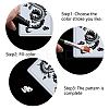 Wave PET Plastic Hollow Out Drawing Painting Stencils Templates DIY-WH0244-280-4