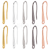 40Pcs 5 Colors Eco-Friendly Brass Earring Hooks KK-SC0006-48-1