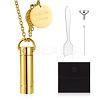 1Pc 304 Stainless Steel Column Urn Ashes Necklace DIY-TA0010-14B-1