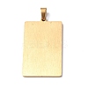 201 Stainless Steel Pendant STAS-B033-01G-19-2