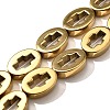 Electroplated Synthetic Non-magnetic Hematite Beads Strands G-L613-Z01-03F-1