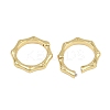 Brass Twister Clasps KK-P323-12G-2