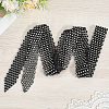 Alloy Crystal Rhinestone Ties AJEW-WH20006-208A-7