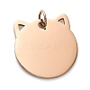 201 Stainless Steel Stamping Blank Tag Pendants STAS-H438-03RG-1-1