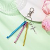 Aluminum Crochet Hooks & Alloy Pendant Decorations KEYC-JKC01417-01-2