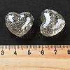 UV Plating Acrylic European Large Hole Beads X-OACR-S142-01C-3