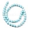 Natural Magnesite Beads Strands G-P598-E-8mm-01-3
