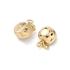 Brass Micro Pave Cubic Zirconia Pendants LS-KK-L260-18G-2