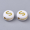 Plating Acrylic Beads PACR-R242-01S-2