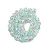 Handmade Foil Lampwork Beads Strands FOIL-S136-001G-2