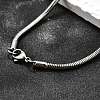 Tarnish Resistant 304 Stainless Steel Snake Chain Necklaces STAS-M174-005P-3.2A-1