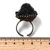 Natural Tourmaline Irregular Nugget Open Cuff Rings G-A278-03AB-02-5