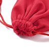 Velvet Jewelry Drawstring Storage Pouches ABAG-P013-02C-03-3