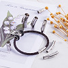 304 Stainless Steel Bayonet Clasps & Magnetic Screw Clasps STAS-YS0001-04P-15