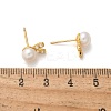 925 Sterling Silver Micro Pave Clear Cubic Zirconia Stud Earrings for Women EJEW-K303-02B-G-5