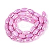 Anti-Tarnish Electroplate Glass Beads Strands EGLA-Q130-02A-11-2