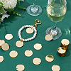100Pcs Transparent Acrylic Pendants OACR-SC0002-99B-4