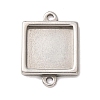 304 Stainless Steel Connector Cabochons Settings STAS-H240-69P-1