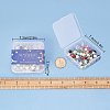 40Pcs 2 Styles Acrylic & Alloy Pendants FIND-SC0001-53-7