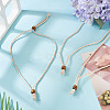 Adjustable Waxed Polyester Cord Necklace Making NJEW-TAC0031-6