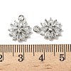 Brass Micro Pave Cubic Zirconia Pendants KK-D373-05P-3