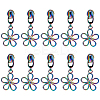 14Pcs Flower #5 Zinc Alloy Replacement Zipper Sliders FIND-GF0005-70C-1
