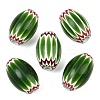 Handmade Millefiori Glass Beads GL-CBAAE72-01B-05-1
