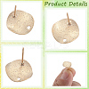 40Pcs Brass Stud Earrings Findings KK-SC0006-87G-5