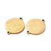Ion Plating(IP) 304 Stainless Steel Connector Charms STAS-C074-11G-07-2
