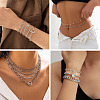 DIY Aluminium Paperclip Chains Bracelets/Necklaces Making Kit DIY-TA0012-91P-7