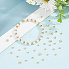 100Pcs 2 Style Brass Beads KK-DC0002-13-5