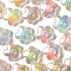 110Pcs 5 Colors Transparent Acrylic Beads TACR-LS0001-05-4