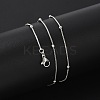 Brass Satellite Chains Necklaces for Women NJEW-D302-33P-1
