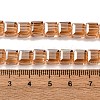 Electroplate Glass Beads Strands EGLA-H108-01A-PL04-2
