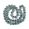 Electroplate Glass Beads Strands EGLA-N020-01C-2