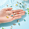 20Pcs Alloy Enamel Pendants ENAM-TA0003-57-6
