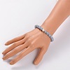 Natural Gemstone Stretch Bracelets X-BJEW-JB01699-05-3