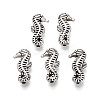Tibetan Style Alloy Beads TIBEB-T004-15AS-1