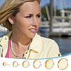 Flat Round 304 Stainless Steel Stud Earring Settings STAS-UN0062-60-5