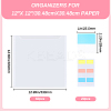 Plastic Stationery Storage Pockets AJEW-GF0009-32-2