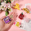 6Pcs 6 Style Acrylic Claw Hair Clips for Woman Girls Thick Hair PHAR-CA0001-006-3