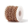 Ion Plating(IP) 304 Stainless Steel Curb Chains CHS-E005-01RG-4