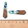 Resin and Walnut Pendants FIND-R051-06-4