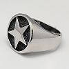 Tarnish Resistant Unique Men's Wide 304 Stainless Steel Rings RJEW-F006-032-20mm-2