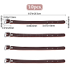 Cowhide Leather Watch Band Strap AJEW-WH0258-251B-2