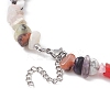 Mixed Gemstone Chips Beads Necklaces NJEW-JN04275-03-5
